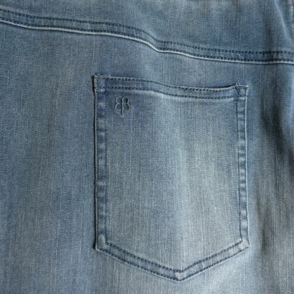 Betabrand Signature Mid Rise Denim Bootcut Jeans Lightwash Womens Size XL - Picture 5 of 12